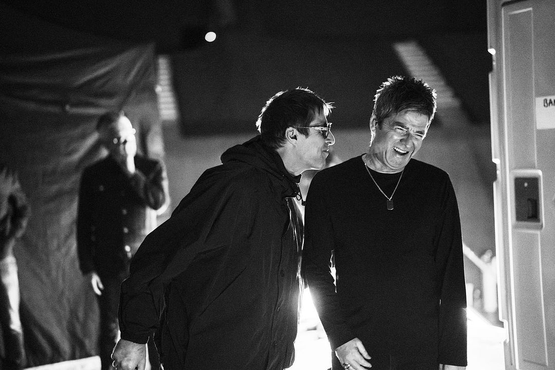 Oasis : Photo Noel Gallagher, Liam Gallagher