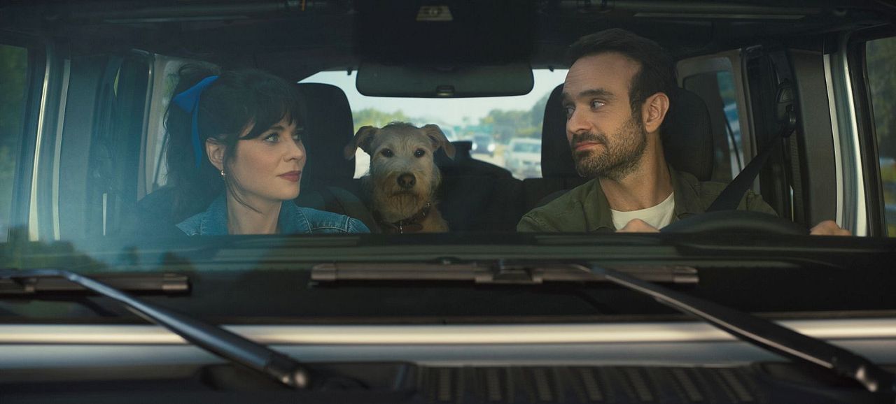 Merv : Photo Charlie Cox, Zooey Deschanel