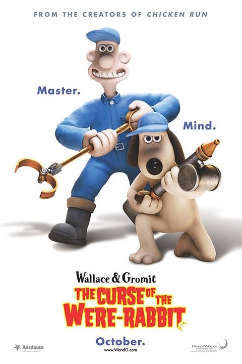 Wallace et Gromit : le Mystère du lapin-garou : Affiche