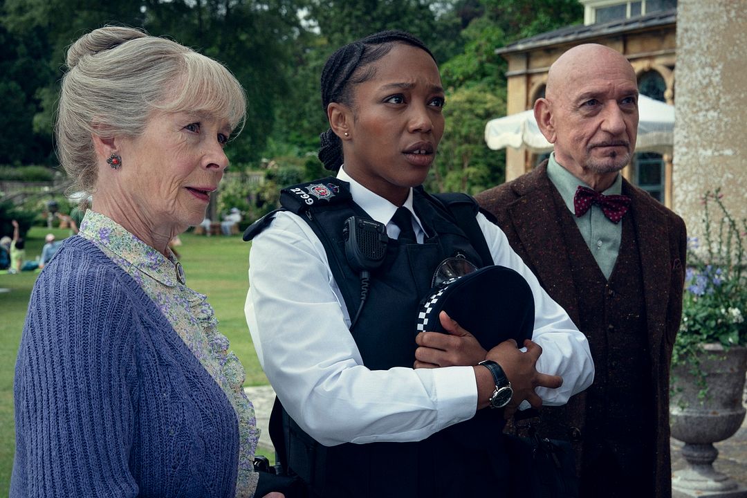 Le Murder Club du jeudi : Photo Naomi Ackie, Celia Imrie, Ben Kingsley