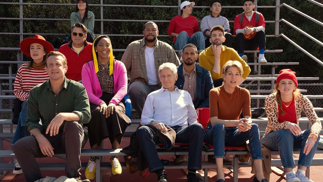 Photo Damon Wayans Jr., Michael Urie, Christa Miller-Lawrence, Ted McGinley, Luke Tennie, Jason Segel, Wendie Malick, Harrison Ford, Jessica Williams (II)