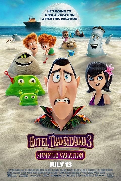 Hôtel Transylvanie 3 : Des vacances monstrueuses : Affiche