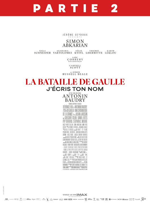 La Bataille de Gaulle - Partie 2 : J’écris ton nom : Affiche