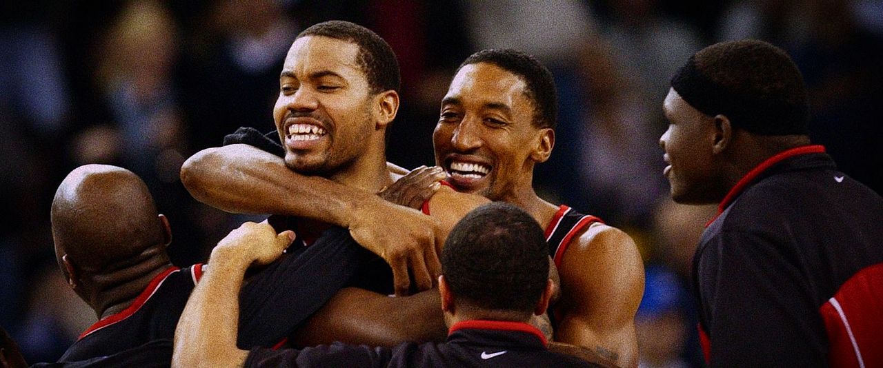 L'Envers du sport : Qui a peur des Jail Blazers ? : Photo Rasheed Wallace, Scottie Pippen