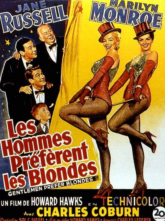 Les Hommes préfèrent les blondes : Affiche