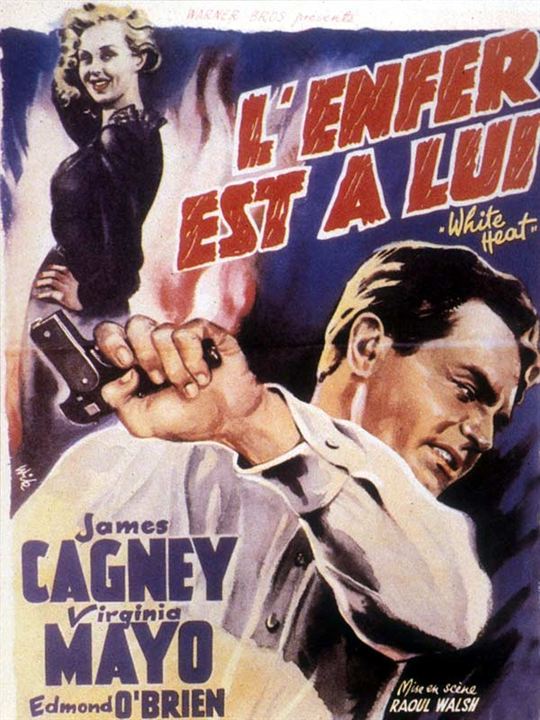 L'Enfer est à lui : Affiche James Cagney, Raoul Walsh