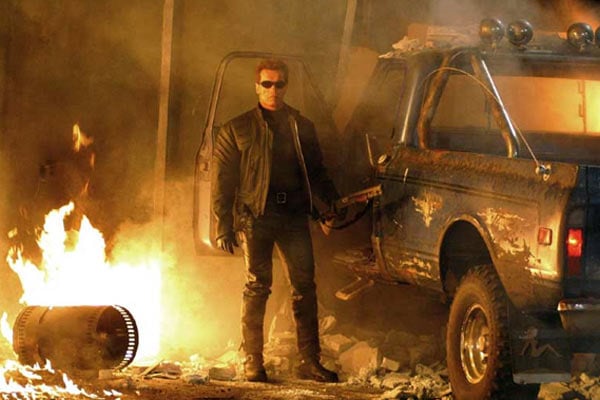 Terminator 3 : le Soulèvement des Machines : Photo Arnold Schwarzenegger, Jonathan Mostow