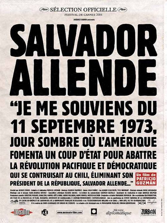 Salvador Allende : Affiche Patricio Guzmán