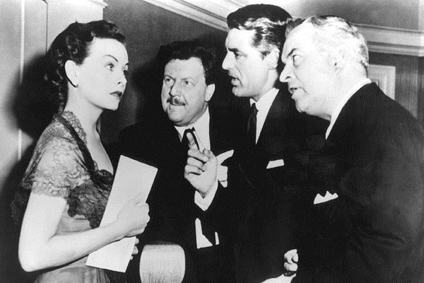 On murmure dans la ville : Photo Cary Grant, Joseph L. Mankiewicz, Walter Slezak, Jeanne Crain
