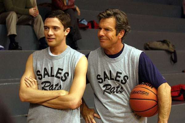 En bonne compagnie : Photo Sue Chan, Dennis Quaid, Topher Grace