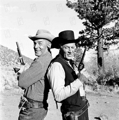 Coups de feu dans la Sierra : Photo Sam Peckinpah, Randolph Scott, Joel McCrea
