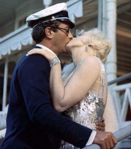 Certains l'aiment chaud : Photo Marilyn Monroe, Billy Wilder, Tony Curtis