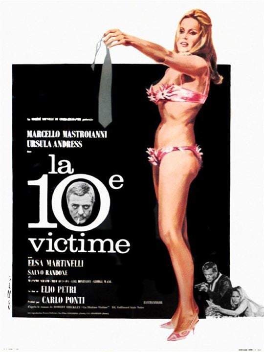 La Dixième victime : Affiche Elio Petri, Ursula Andress