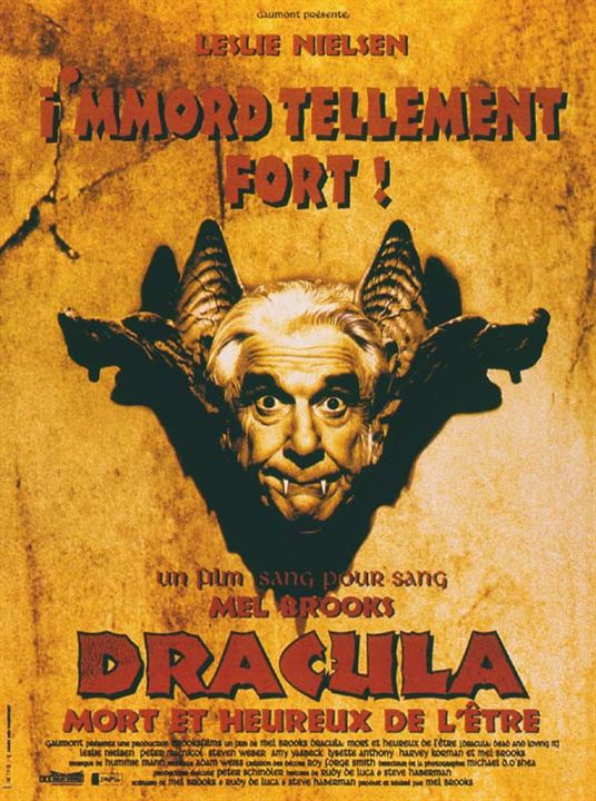 Dracula, mort et heureux de l'être : Affiche Mel Brooks