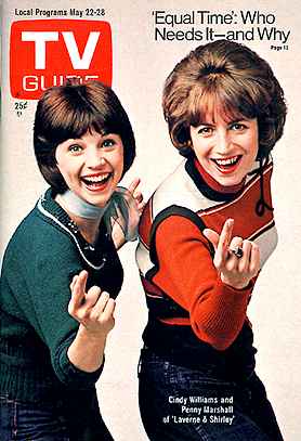 Photo Penny Marshall, Cindy Williams