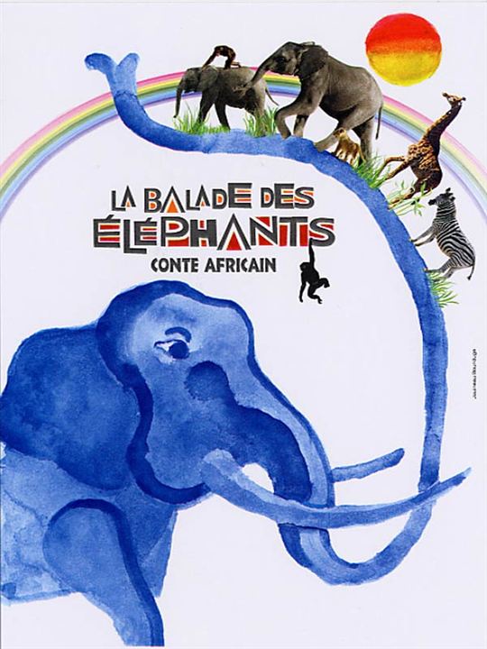 La Balade des éléphants : Affiche Mario Andreacchio