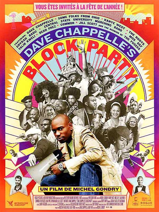 Block Party : Affiche Dave Chappelle, Michel Gondry