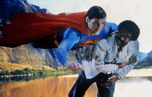 Superman II : Photo Richard Pryor, Richard Lester, Christopher Reeve