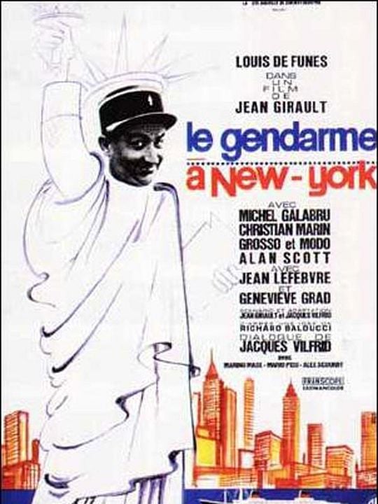 Le Gendarme à New York : Affiche