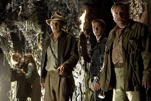 Indiana Jones et le Royaume du Crâne de Cristal : Photo Shia LaBeouf, Ray Winstone, John Hurt, Harrison Ford, Karen Allen