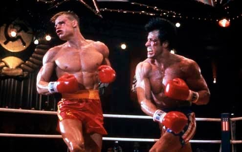 Rocky IV : Photo Dolph Lundgren, Sylvester Stallone