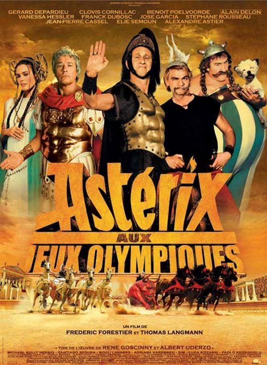 Astérix aux Jeux Olympiques : Affiche Clovis Cornillac, Vanessa Hessler, Frédéric Forestier