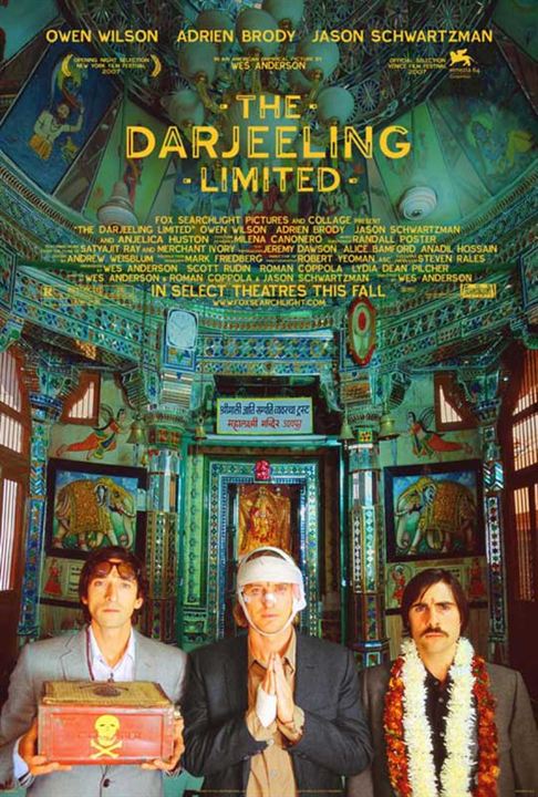 A bord du Darjeeling Limited : Affiche Jason Schwartzman