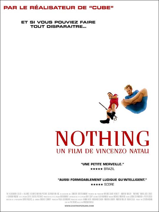 Nothing : Affiche Vincenzo Natali
