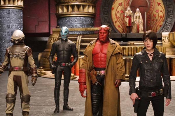 Hellboy II les légions d'or maudites : Photo Selma Blair, Ron Perlman, Doug Jones