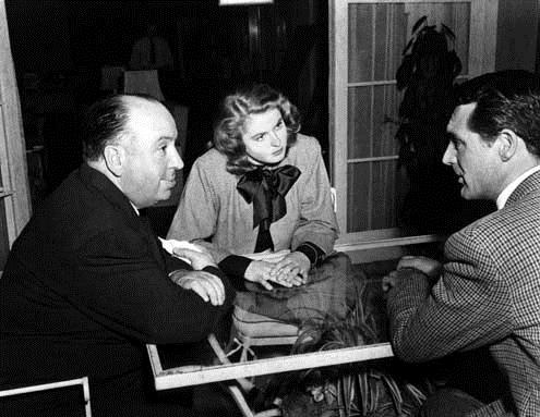 Les Enchaînés : Photo Cary Grant, Alfred Hitchcock, Ingrid Bergman