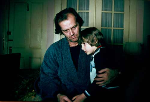 Shining : Photo Danny Lloyd, Jack Nicholson