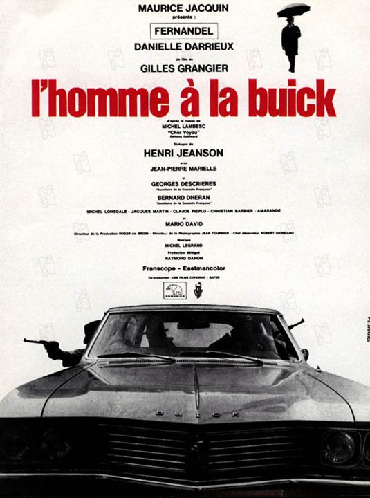 L'Homme à la Buick : Affiche Gilles Grangier