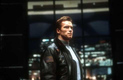 A l'aube du 6ème jour : Photo Arnold Schwarzenegger, Roger Spottiswoode