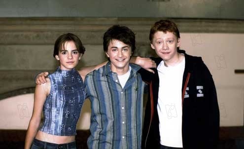 Harry Potter et la chambre des secrets : Photo Chris Columbus, Daniel Radcliffe, Emma Watson, Rupert Grint