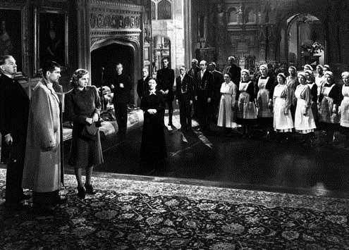 Rebecca : Photo Alfred Hitchcock, Joan Fontaine, Dame Judith Anderson, Laurence Olivier