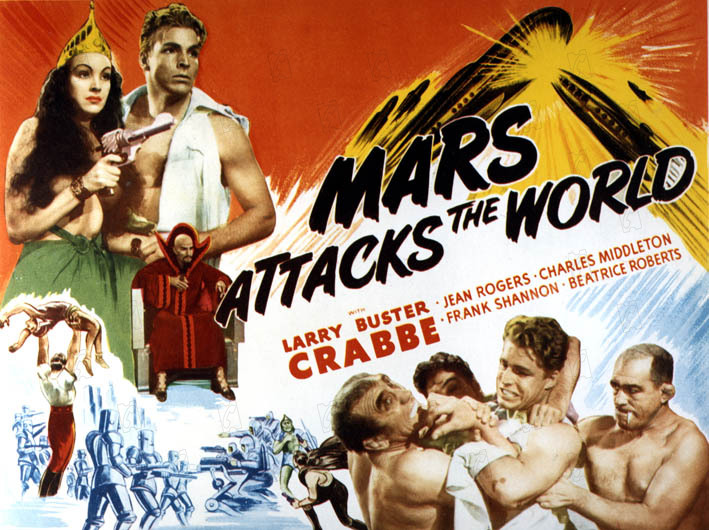 Mars Attacks the World : Affiche Ford Beebe, Buster Crabbe