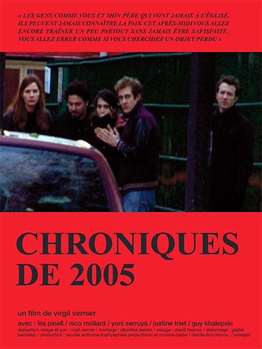 Chroniques de 2005 : Affiche