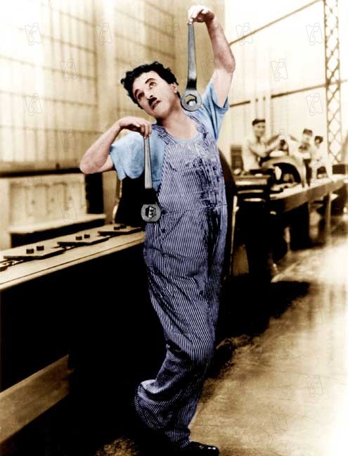 Les Temps modernes : Photo Charles Chaplin