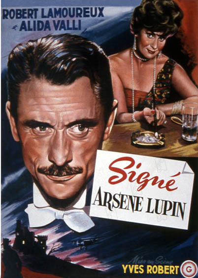 Signé Arsène Lupin : Affiche Yves Robert