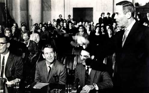 Tempête à Washington : Photo Otto Preminger, Burgess Meredith, Henry Fonda