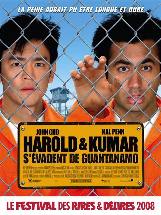 Harold et Kumar s'évadent de Guantanamo : Affiche