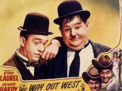 Laurel et Hardy au Far West : Photo Stan Laurel, James W. Horne, Oliver Hardy
