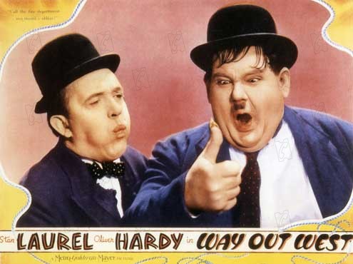 Laurel et Hardy au Far West : Photo James W. Horne, Oliver Hardy, Stan Laurel