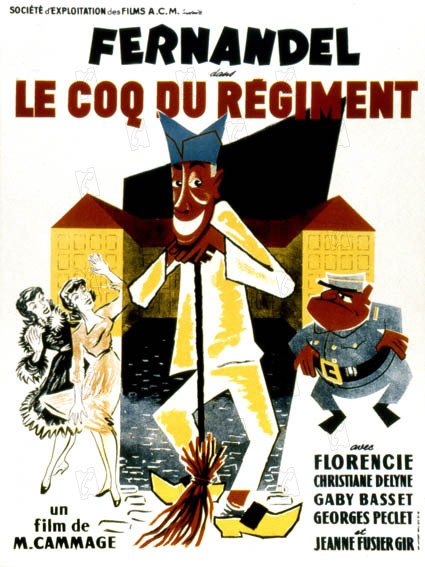 Le Coq du Régiment : Affiche Maurice Cammage