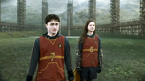 Harry Potter et le Prince de sang mêlé : Photo Bonnie Wright, Daniel Radcliffe