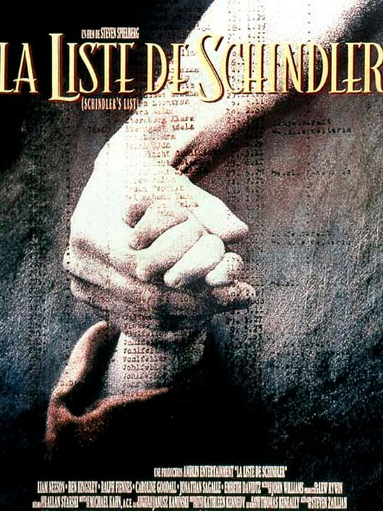 La Liste de Schindler : Affiche