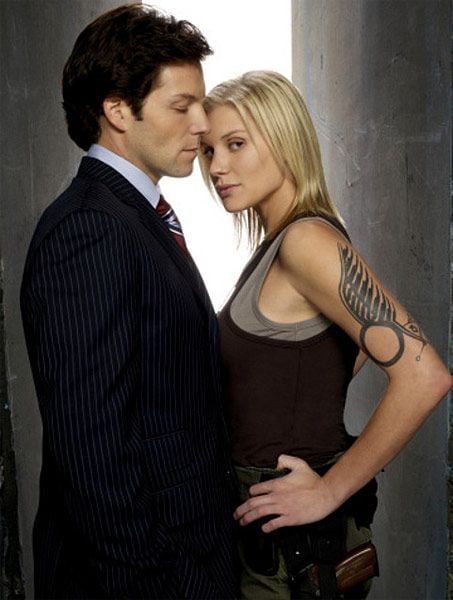 Photo De Katee Sackhoff Battlestar Galactica Photo Jamie Bamber