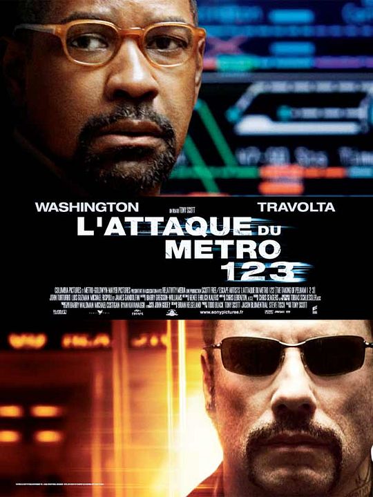 L'Attaque du métro 123 : Affiche