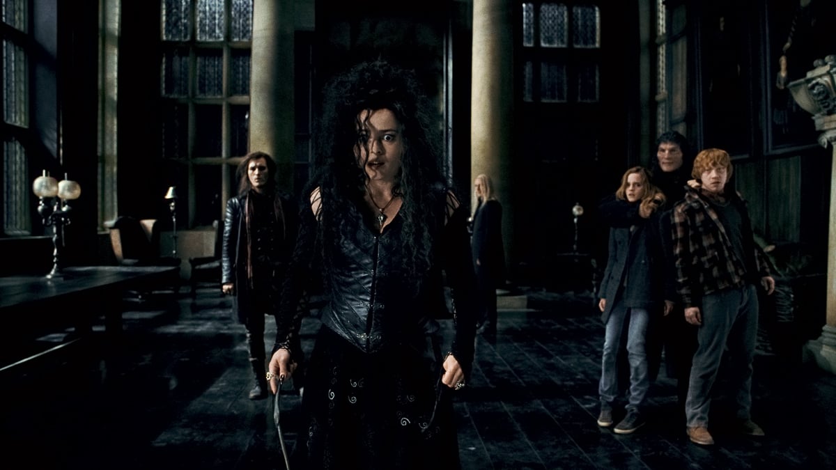 Harry Potter et les reliques de la mort - partie 1 : Photo Rupert Grint, Dave Legeno, Helena Bonham Carter, Emma Watson