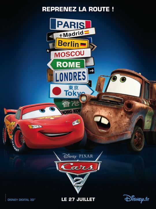 Cars 2 : Affiche